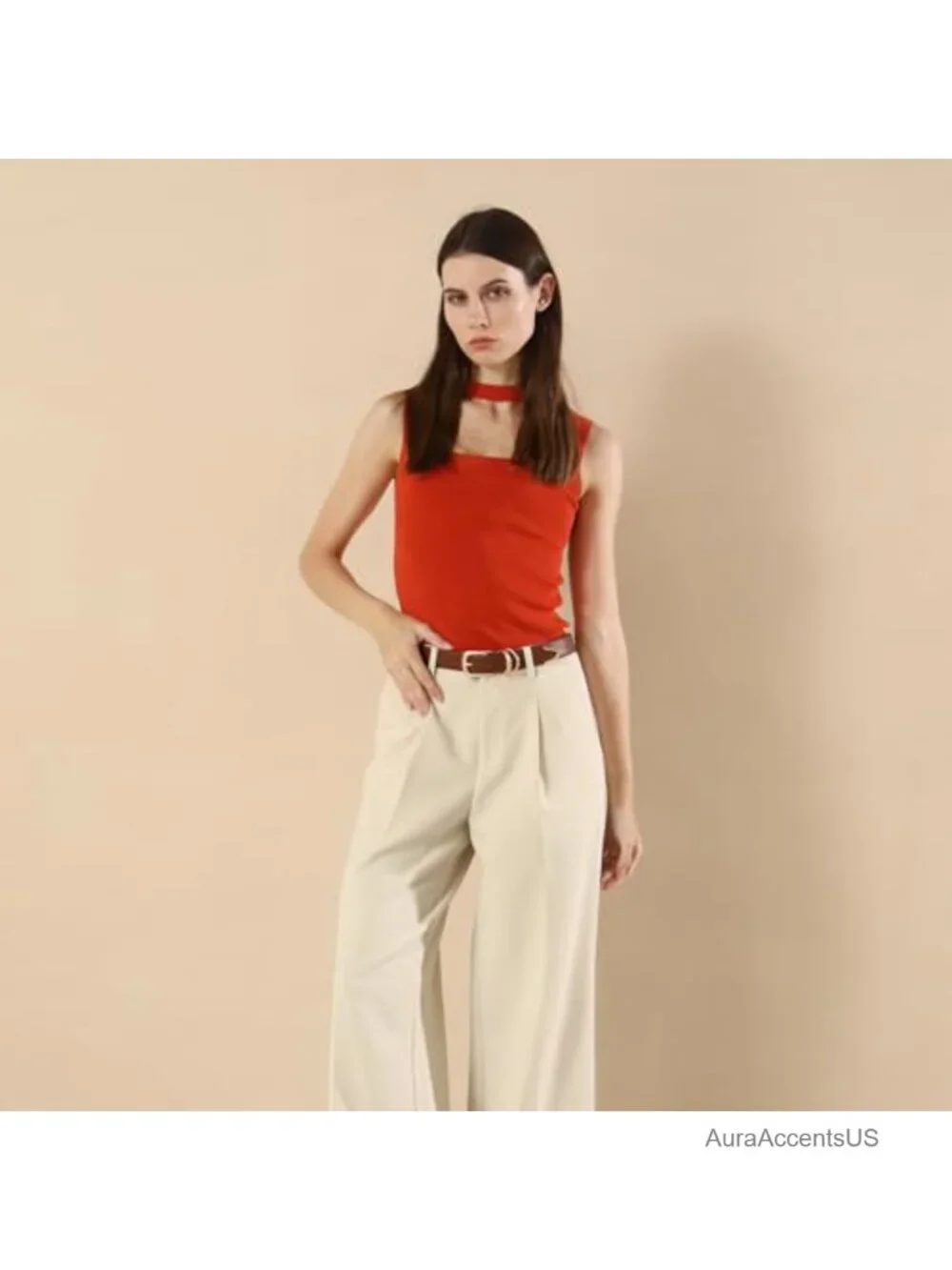 Faux Leather Belt with Gold Buckle, Elegant Waist Belt for Women, Gift